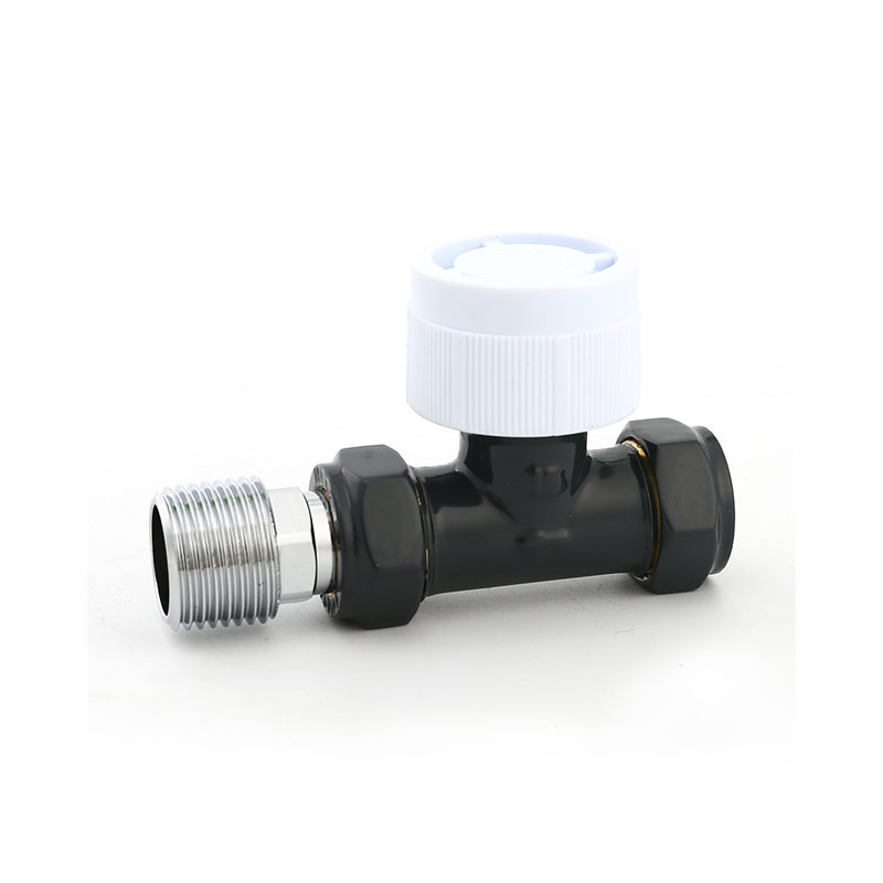 Praecipua superficies albae plasticae manubrii valvae radiatae AMT-4028