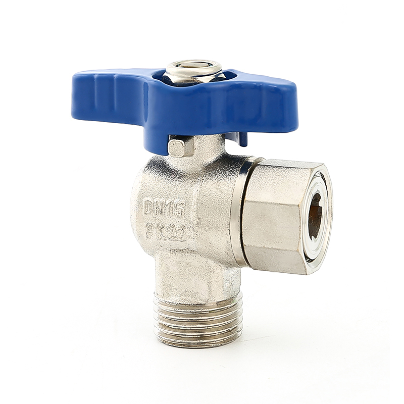 Valvae angulus aes cum manubrio plastico simplici AMT-5031